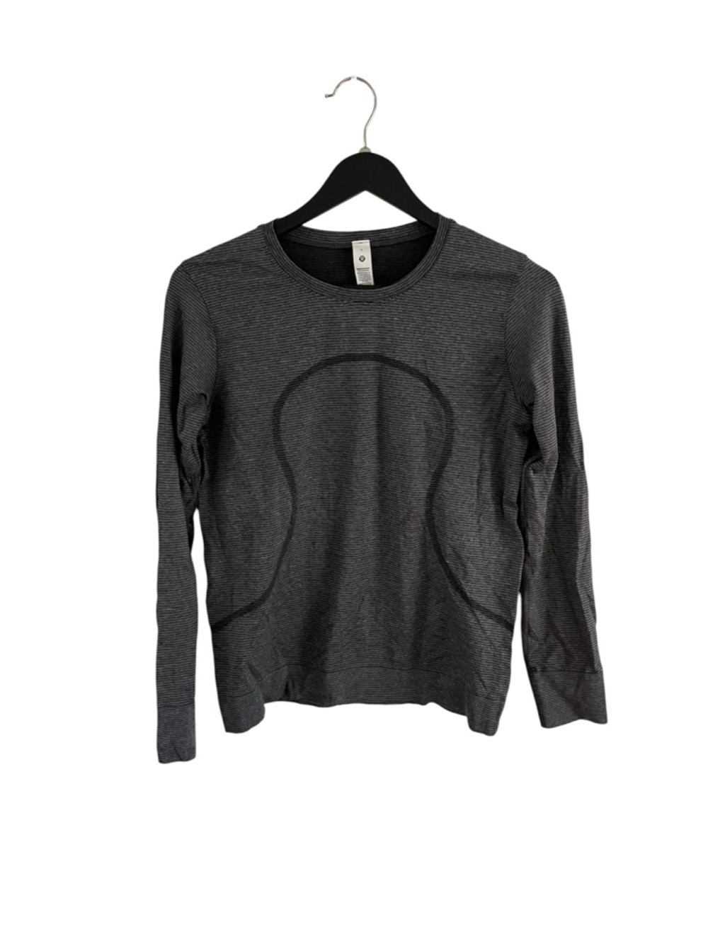 lululemon athletica Long Sleeve Crew in Charcoal Gray